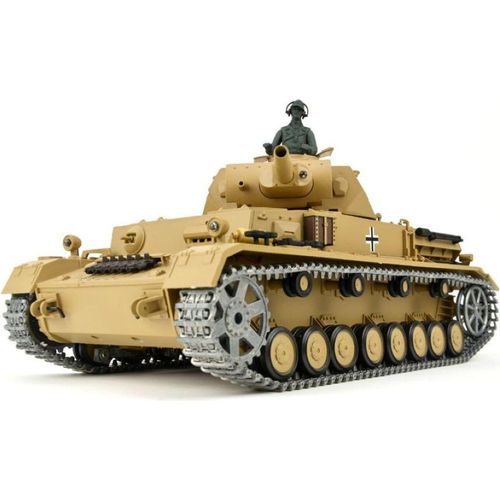 Heng Long RC Panzer Kampfwagen IV Ausf. F-1, Metallgetriebe, 1:16 - PRO VERSION beige