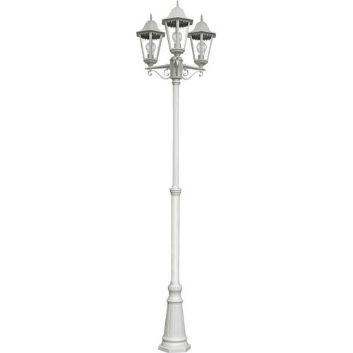 RGB LED Stehleuchte , Kandelaber weiß, H 220 cm
