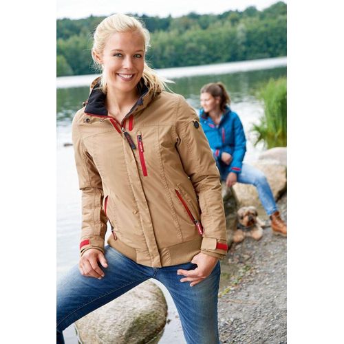 Owney Outdoor Damen Jacke Urban Sportjacke beige Gr L