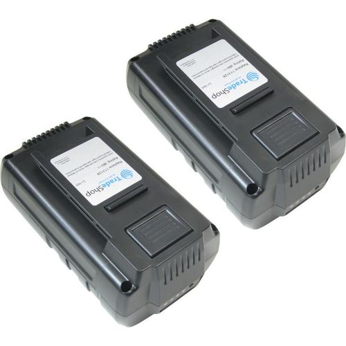 2x Trade-Shop Premium Li-Ion Akku 36V / 4000mAh / 144Wh für Al-Ko SF 4036 Akku-Vertikutierer ST 4048 Akku Schneefräse