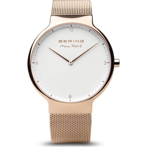 Bering Armbanduhr Max René 40 mm Armband MILANAISE ROSÉ GOLD 15540-364