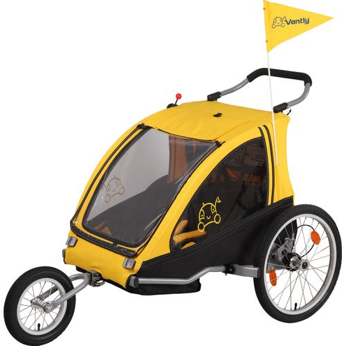 Kinderanhänger Vantly Sport inkl. Joggergabel