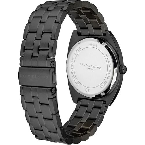 Liebeskind Berlin Uni-Uhr Analog Quarz mit Edelstahlarmband – LT-0004-MQ