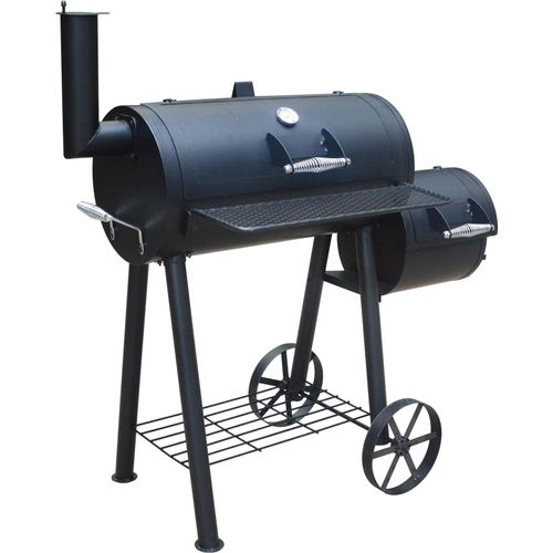 EL FUEGO Smoker Holzkohlegrill EDMONTON Grill Grillwagen räuchern fahrbar NEU