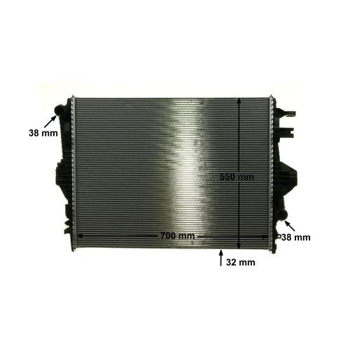 Kühler, Motorkühlung BEHR *** PREMIUM LINE *** Mitte von Mahle (CR 1183 000P) Wärmetauscher Kühlung Motorkühler