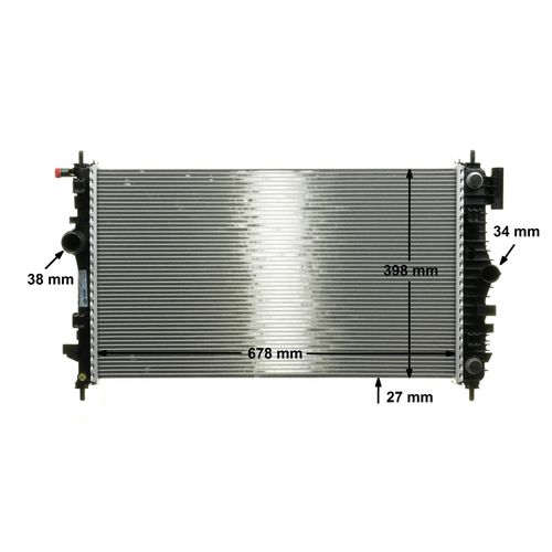 Kühler, Motorkühlung BEHR *** PREMIUM LINE *** von Mahle (CR 1103 000P) Wärmetauscher Kühlung Motorkühler