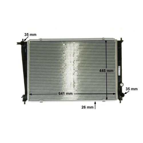 Kühler, Motorkühlung BEHR *** PREMIUM LINE *** von Mahle (CR 1316 000P) Wärmetauscher Kühlung Motorkühler