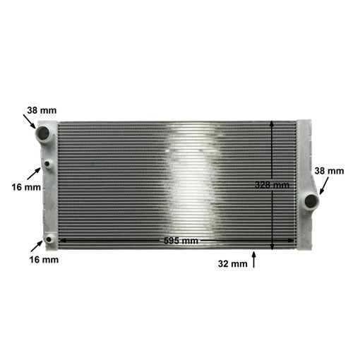 Kühler, Motorkühlung BEHR *** PREMIUM LINE *** von Mahle (CR 1147 000P) Wärmetauscher Kühlung Motorkühler
