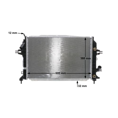 Kühler, Motorkühlung BEHR von Mahle (CR 1857 000S) Wärmetauscher Kühlung Motorkühler