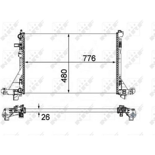 Kühler, Motorkühlung NRF 58482