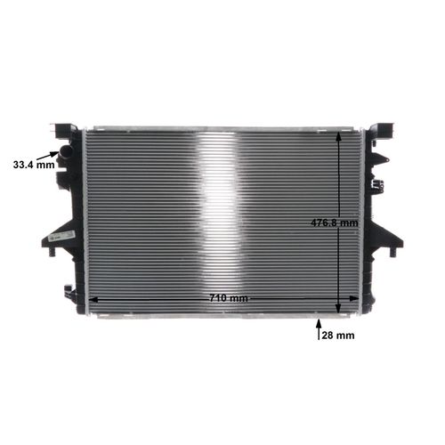 Kühler, Motorkühlung BEHR von Mahle (CR 1792 000S) Wärmetauscher Kühlung Motorkühler