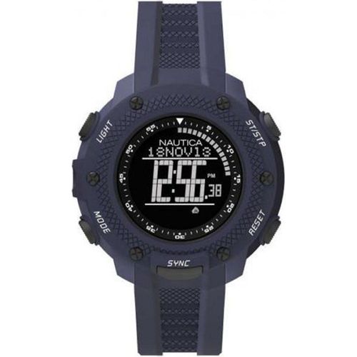 Nautica Herren Uhr Armbanduhr Digital NAI19524G Silikon