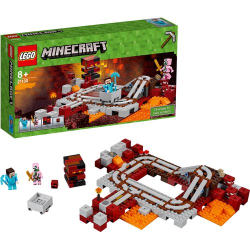 LEGO® Minecraft™ Die Nether-Eisenbahn 21130
