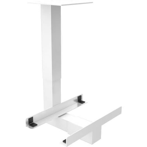 PC-Halter RCPU, 135/215 x 330/530 mm, Metall, weiß