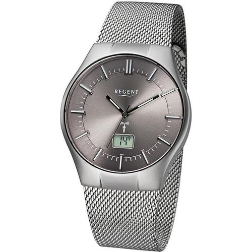 Regent Herren Funkuhr Edelstahl FR-215