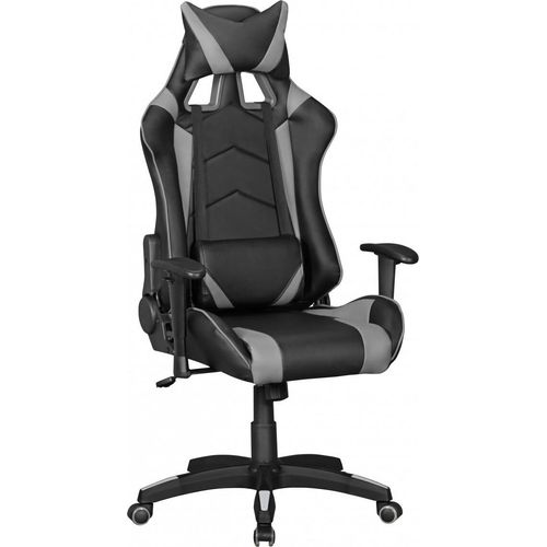 Drehstuhl Bürostuhl Chefsessel GAMING 1- Schwarz / Grau