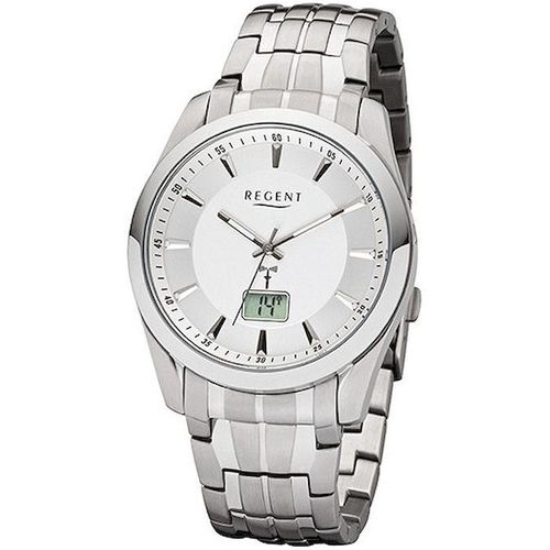 Regent Herren Funkuhr 1848.42.91 Edelstahl FR-234