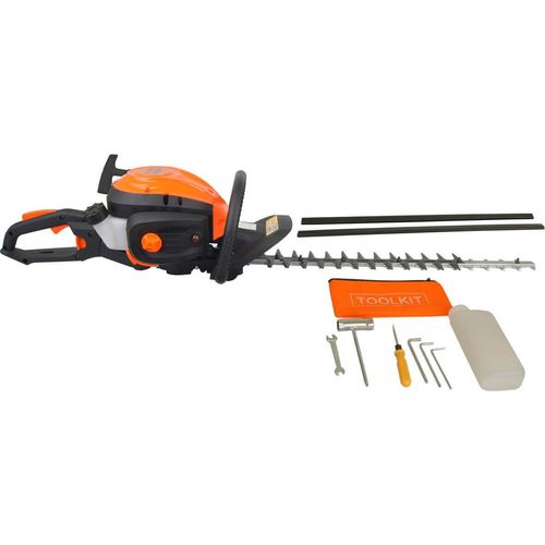 ATIKA HB 60-2 Benzin Heckenschere Strauchschere Heckentrimmer, 2-Takt Benzin Motor für Strauchpflege, Formschnitt