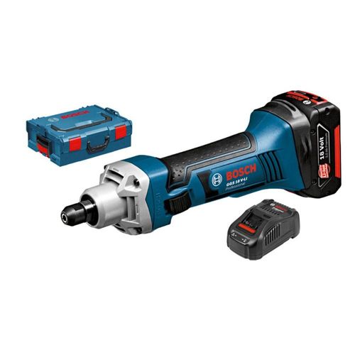 Akku-Geradschleifer GGS 18 V-LI mit 1 x 5.0Ah AkkuL-BOXX