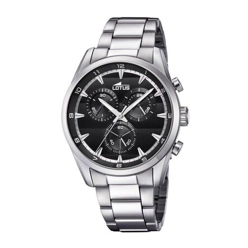 Lotus Herren Uhr Armbanduhr Chronograph 18365/4 Edelstahl