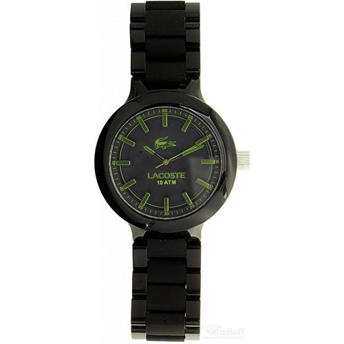 Lacoste 2010768 Herren Analog Quarz Uhr mit Edelstahl Armband