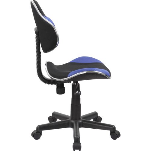 Drehstuhl Bürostuhl Stuhl - Nr 25 - Schwarz-Blau