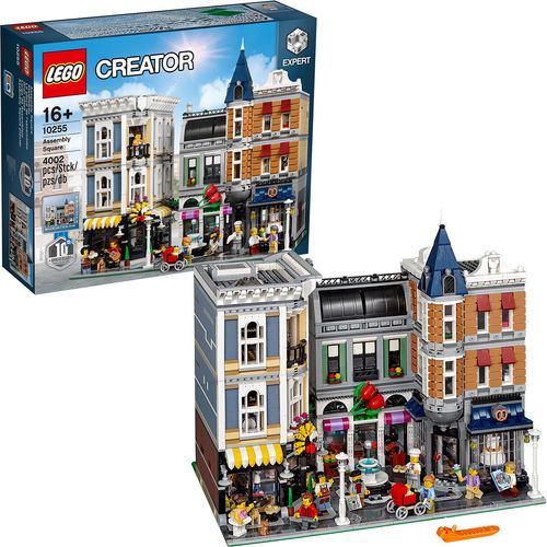 LEGO 10255 Stadtleben großes Bauset für Teenager und Erwachsene, Bauen mit Modulen