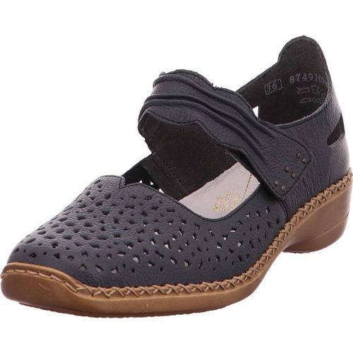 Rieker Slipper/Kletthalbschuh luftdurchlässig (durchbrochenes/geflochtenes Obermaterial)