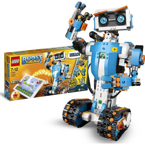 LEGO 17101 Boost Programmierbares Roboticset, App-gesteuertes Modell mit Roboter-Spielzeug und Bluetooth Hub, Geburtstagsgeschenk für Kinder