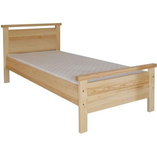 Kinderbett / Jugendbett Kiefer massiv Vollholz natur 70, inkl. Lattenrost - Abmessung 100 x 200 cm
