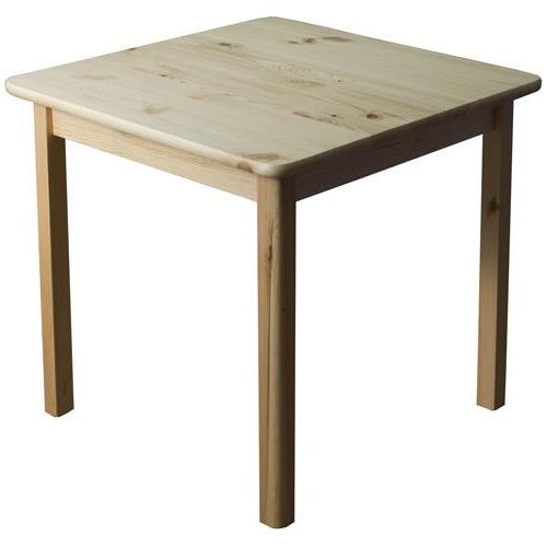 Massivholz Esstisch 60x60 cm Kiefer, Farbe: Natur