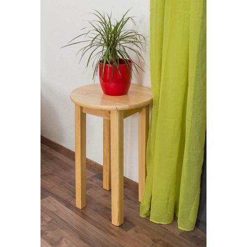 Massivholz Esstisch 50x50 cm Kiefer, Farbe: Natur