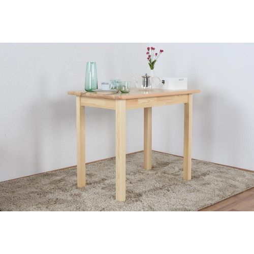Massivholz Esstisch 60x90 cm Kiefer, Farbe: Natur