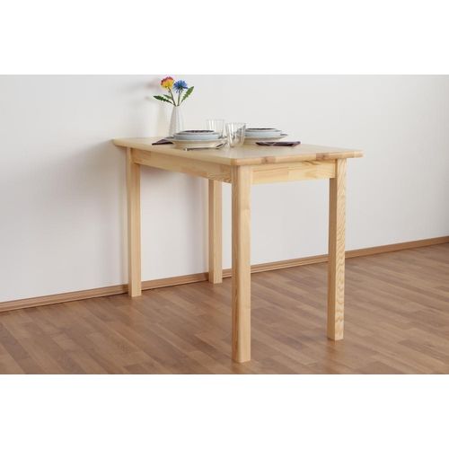 Massivholz Esstisch 60x110 cm Kiefer, Farbe: Natur