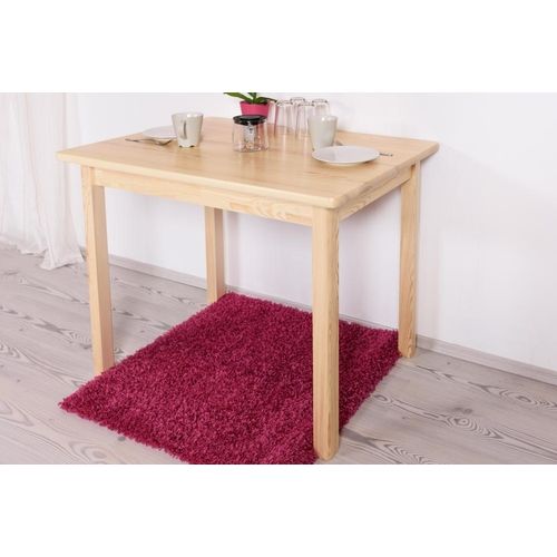 Massivholz Esstisch 70x100 cm Kiefer, Farbe: Natur