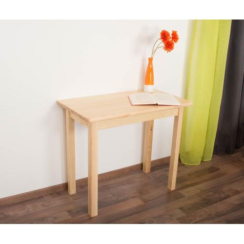 Tisch 50x90 cm Kiefer massiv, Farbe: Natur