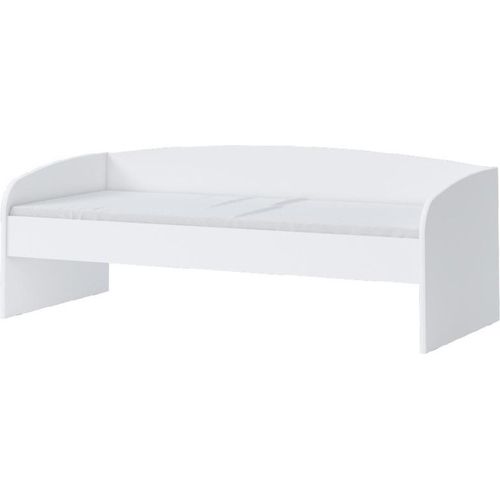Kinderbett / Jugendbett Benjamin 01, Farbe: Weiß - Liegefläche: 90 x 200 cm (B x L)