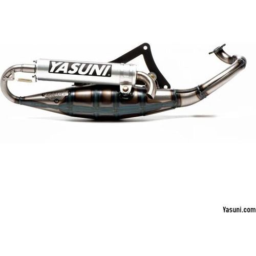 Auspuffanlage Yasuni Scooter R Aluminium mit Zulassung für Peugeot Jet-Force C-Tech Speedfight 3 AC Vivacity 4 LC Kisbee Streetzone, Derbi Atlantis RS Ludix 2 Blaster