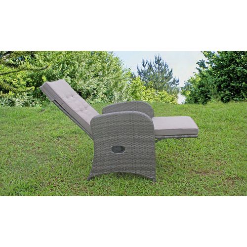 2 Stück Relaxsessel Gartenliege Liegestuhl