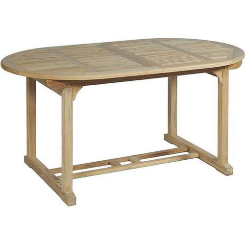 Tisch SOLO Gartentisch Esstisch oval Teak