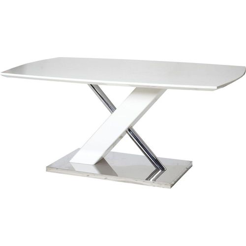 Tisch 160x90 cm, Farbe: Weiß