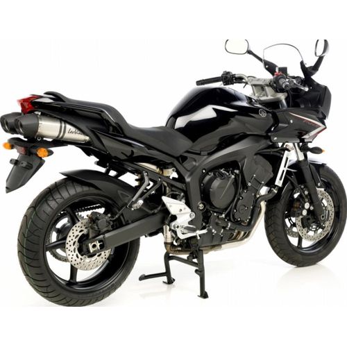 Endschalldämpfer LeoVince 2x SLIP-ON LV ONE mit Zulassung, Edelstahl, Technopolymer Kappe für Yamaha FZ6 600 S2 i.e. / Fazer