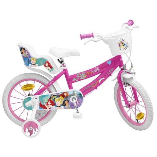 Disney Kinderfahrräder Mädchen Princess 16 Zoll 25,4 cm Mädchen Felgenbremse Rosa