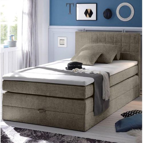 HAWAII Boxspringbett 120x200cm Schlamm