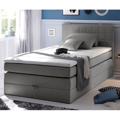 HAWAII Boxspringbett 120x200cm Dunkelgrau