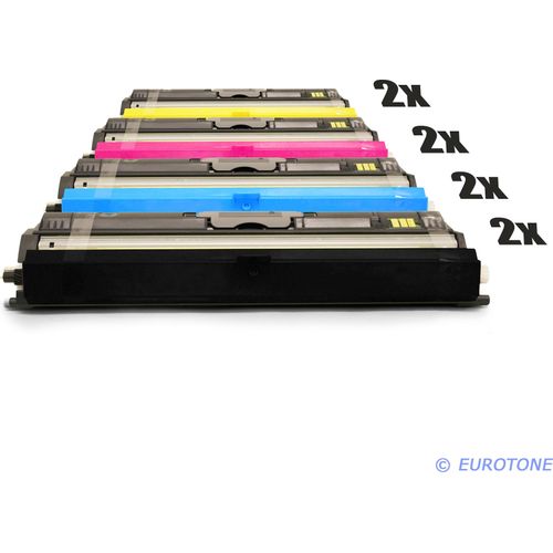 8x Eurotone Toner Alternative für Xerox 106R01469 Black Schwarz / 106R01466 Blau Cyan / 106R01467 Rot Magenta / 106R01468 Gelb Yellow