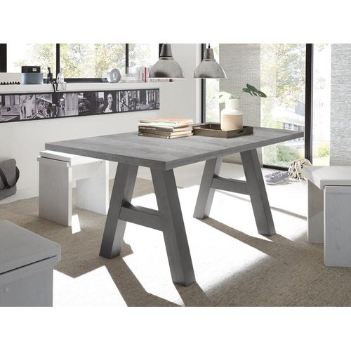 Konferenztisch Ausziehtisch Besprechungstisch 160 - 210 cm Mr.A Graphit Beton