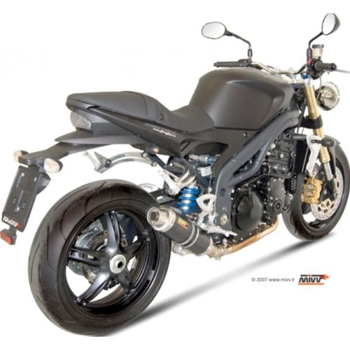Auspuffanlage Mivv SLIP-ON Carbon GP Sport für Triumph Speed Triple 1050 ccm Bj. 2007 - 2010