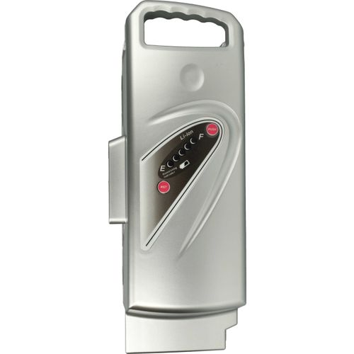 vhbw Akku kompatibel mit Kettler Twin Center LCD PLUS NX8, Front NX8, Center NX7 E-Bike (15,6 Ah, 25,2 V, Li-Ion) - Silber