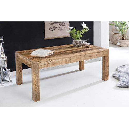 Couchtisch Massivholztisch MOHAMA 110x60cm Holz Mango Landhaus